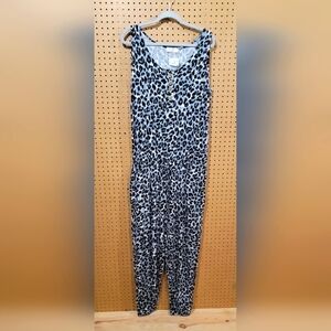 Women's XL Leopard Print One Piece Jumper